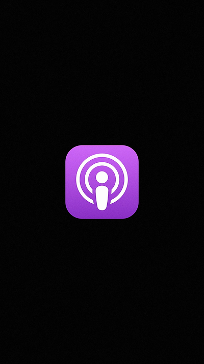 Podcast App Animation ae after effects animation apple design logo motion motion design podcast