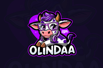 Logo Olindaa (Streamer) graphic design illustration logo vector