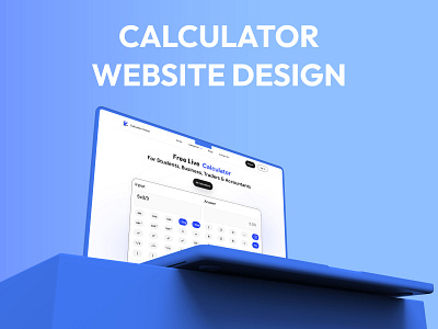 Calculator Website Design all calculators calculator design design modern calculator design ui uiux design web design