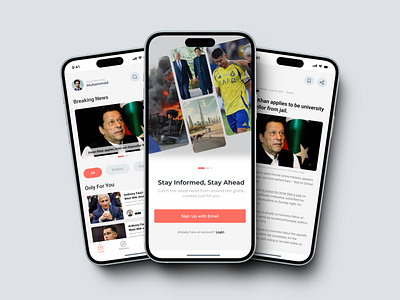 Newsly "News App UX/UI" appdesign appdesigner cleanui creativedesign dailyui designchallenge designdaily designinspiration designprocess digitaldesign minimaldesign mobileappdesign mobileappui newsapp productdesign uiuxdesigner userinterfacedesign uxdesign uxtrends uxuidesign