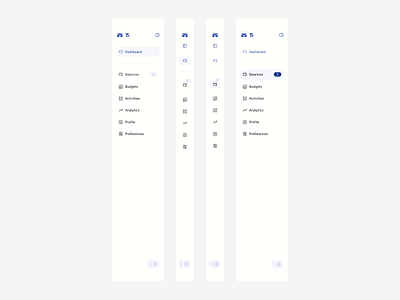 SIDEBAR | FINANCE TRACKER expense tracker finance finance app icon product design sidebar ui ui design web web app web design