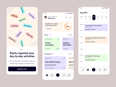 To-Do List App Design app app design clean interface mobile app tasks to do to do app ui ux