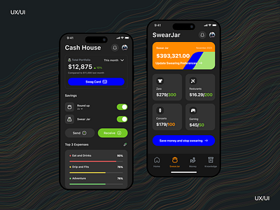 Stocks app design | Light & Dark Version | UX/UI app app design app ui design app ux design application dark version figma finance app desing proect design stock ui design ui ux ui ux app ux design