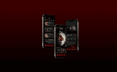 Steakhouse App Design app design food app graphic design steakhouse app ui ui design ui ux ux design