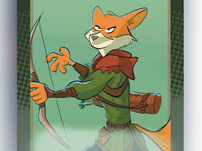 Forest Guardian animals art cartoons character design design fox character illustration process