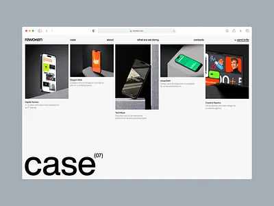 🔥 Introducing a new design concept for my future digital studio agency design layout web design