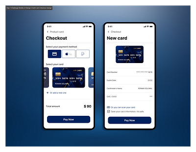 Mobile UI Design Credit card checkout design android app app design bank card checkout screen credit card ios mobile new card ui ux