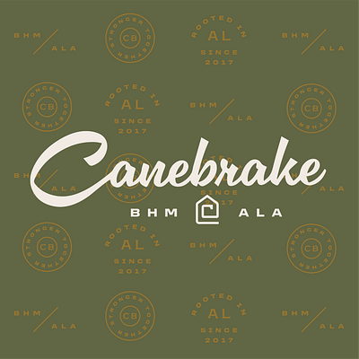 Canebrake Construction branding branding logo