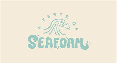 Seafoam logo branding logo