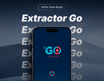 Extractor Go (Case Study) app design case study mobile ui ui