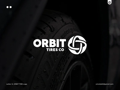 ORBIT, TIRE COMPANY LOGO, LETTER O . 3d art brand identity branding concept creative logo logo collection logo design logo folio logo idea logomark logotipo logotype modern o letter orbit logo tech tire company logo wordmark