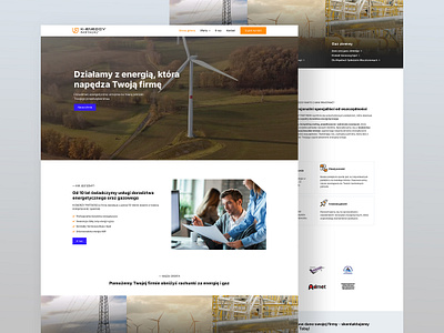 Website design for the Energy Consulting brand branding energy identity ui uxui website