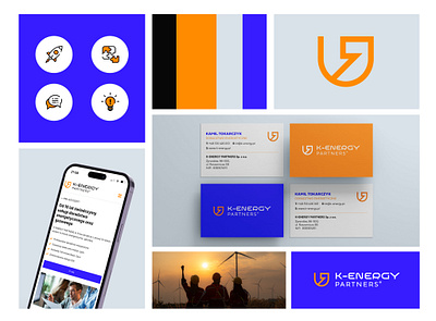 Branding and web design for Energy Consulting Company branding energy logo website