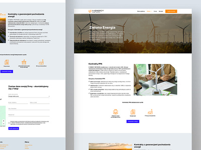 Website design for the Energy Consulting brand branding uxui website