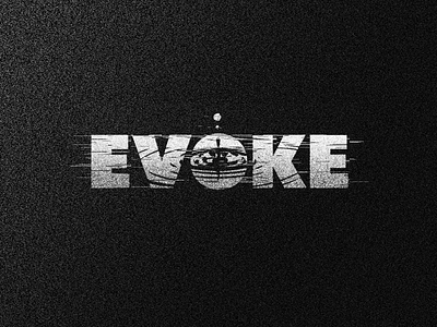 Evoke ✦ Type branding drop droplet evoke graphic design illustration insight lake lettering lettermark logo logodesign logotype science thinking type typography water wave waves