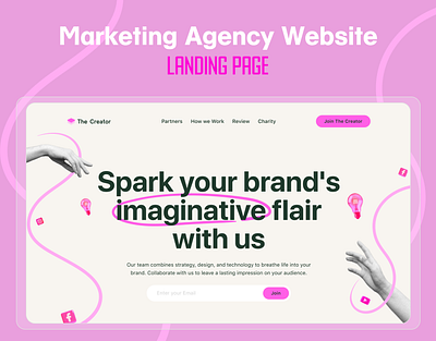 Agency Webpage app design ui uiux