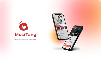 MusiTang - A Music App app design case study motion graphics ui uiux