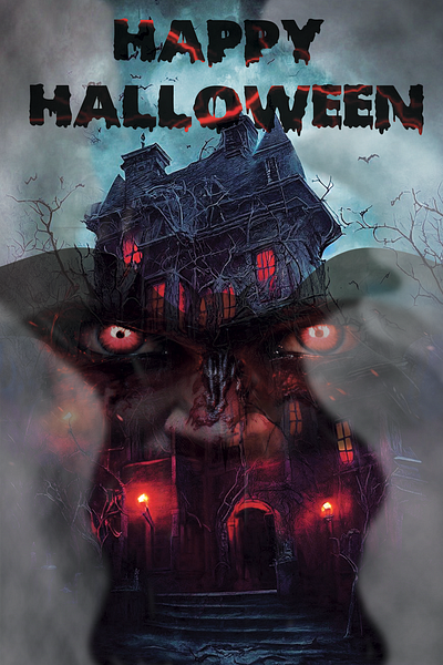 AFFICHE HALLOWEEN👹 affichedesign halloween photoshop webdesigner