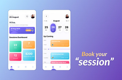 Mentorship App User interface design mobile app ui ux design