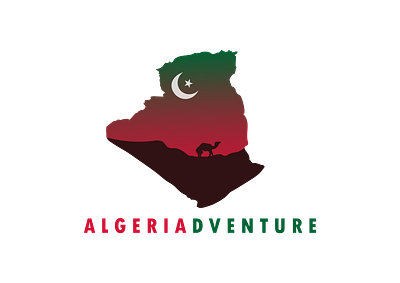 LOGO "ALGERIADVENTURE"✈️ illustrator logo webdesigner