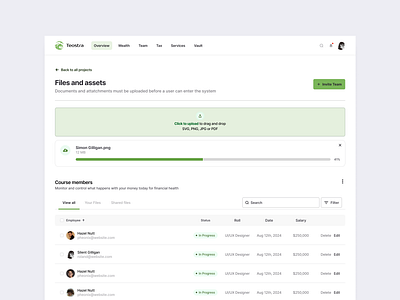 Teostra File Upload file file upload green ui ux web white