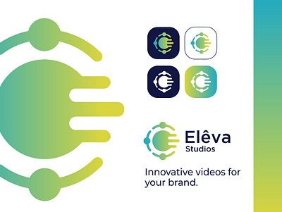 Eleva | Digital Agency Brand abstract agency animation brand brand identity branding digital logo graphic design logo logo design marketing agency minimalist modern logo motion graphics tech ui