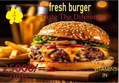 burger graphic design