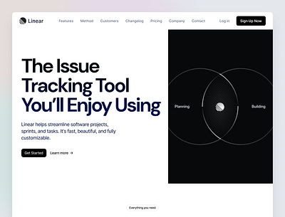 Linear LandingPage Redesign creativedesign landing page landing page redesign linear linear landing page linear redesign linear website redesign saas saas website ui ui design userinterface webdesign website website redesign webui