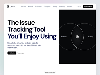 Linear LandingPage Redesign creativedesign landing page landing page redesign linear linear landing page linear redesign linear website redesign saas saas website ui ui design userinterface webdesign website website redesign webui