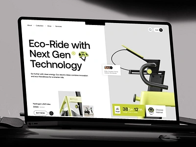 Electric Bicycle Landing Page | Orbix Studio bike accessories charging e commerce design eco ride electric bicycle landing page motorbike landing page motorcycle product showcase rent responsive ride website scooter app scooter website technology transportation uidesign uxdesign vehicle website design