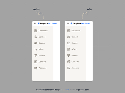 Dropbox DocSend Icon Redesign docsend dropbox icon design redesign