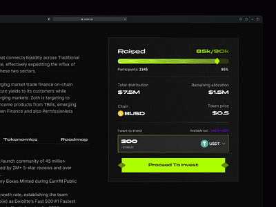 Paddi Launchpad: Project details page