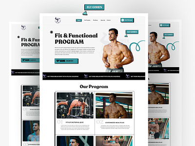 Gym & Fitness Landing Page bodybuilding design fitnes landing page fitness fitness website gym landing page gym website landing page landingpage web design webdesign website website design