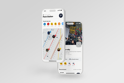 NYC Transit mobile app app design branding information design layout metro mobile mobile app navigation nyc real time transit ui usability ux