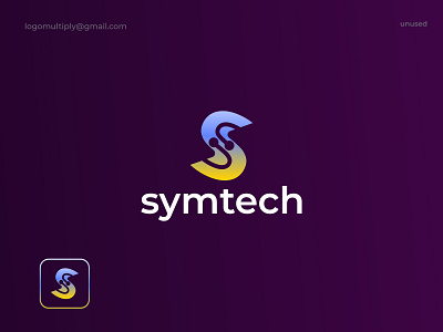 Symtech logo design, S letter logo, technology logo ai brand logo branding icon illustration letter s logo logo logo design logo icon s letter s logo saas technology ui