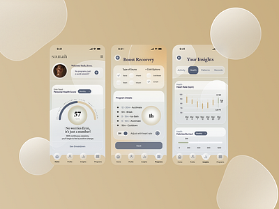 Soun.ah | Sauna Insights App (1/2) innovation mobileapp sauna ui uxdesign uxresearch