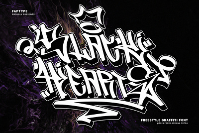 Black Hearts | Freestyle Street Graffiti Font Vol. 4 album black cd cyber cyberpunk font hardcore rock band street white