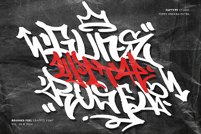 Guns With Rosez | Brushed Style Graffiti Font Vol. 6 abstract band black brushed cyberpunk graffiti handwriting red rock band tshirt vinyls