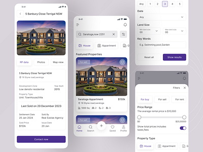 Real estate App agency app appartment buy design development house house rent listing mobile property property management app design real estate real estate agency real estate app design sell ui