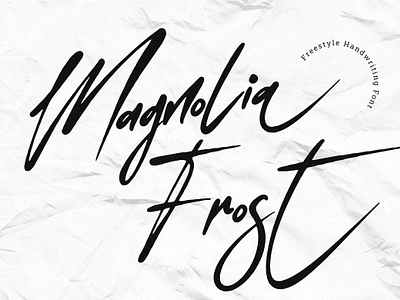 Magnolia Frost | Freestyle Handwriting Font font handwriting invitation pen quotes scipt font signature