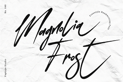 Magnolia Frost | Freestyle Handwriting Font font handwriting invitation pen quotes scipt font signature