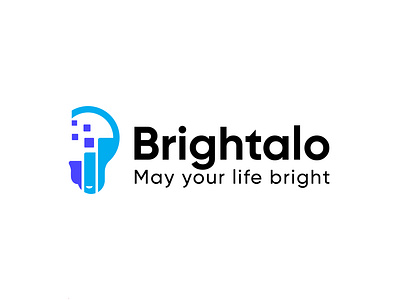 Brightalo Logo bolt logo brand identity brightalo electro logo electronic electronic logo energy logo flash logo light light logo lighting lighting logo modern logo tech technology thunder