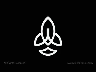 Logo brand brand guidelines brand identity brand mark branding identity logo logo design logodesign logodesigner mark modern logo rocket rocket logo vector visual identity