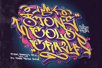 Stone Cold Crazy | Album Music Graffiti Font Vol. 7 cd cyber graffiti punk tshirt vinyl