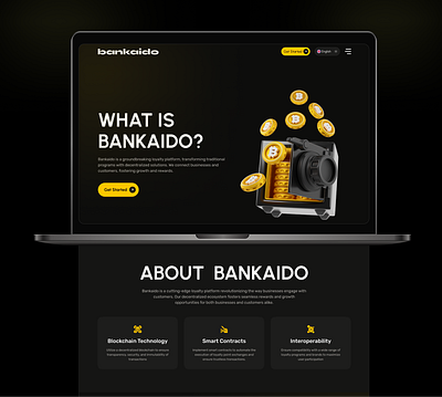 SaaS Landing Page blockchain crypto crypto landing page cryptocurrency cryptocurrency website defi defi lading page defi landing defi website defi website design ico igaming saas saas app saas home page saas landing page saas website website design