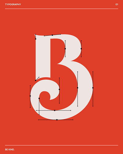 Typography "B" after effects alphabet font design graphic design illustrator lettering type typography