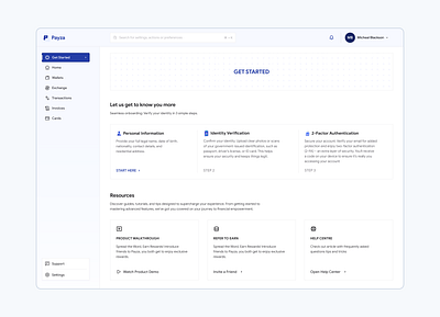 Get Started - Payza Dashboard dashboard dashboard ui design graphic design illustration ui ux website