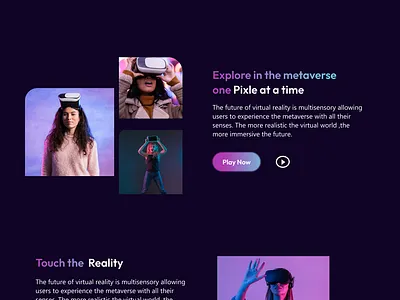 NextGen Landing Page design landing page ui ux