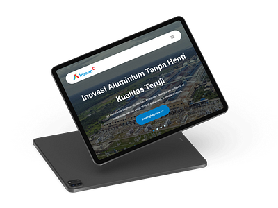 Inalum web redesign ui