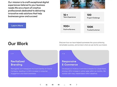 Technology Solutins Landing Page landing page uiux design